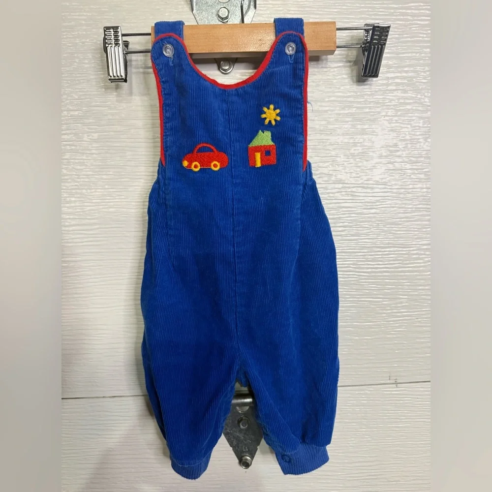 VINTAGE CARTERS BABY OVERALLS 3 MONTHS - Picture 2 of 5